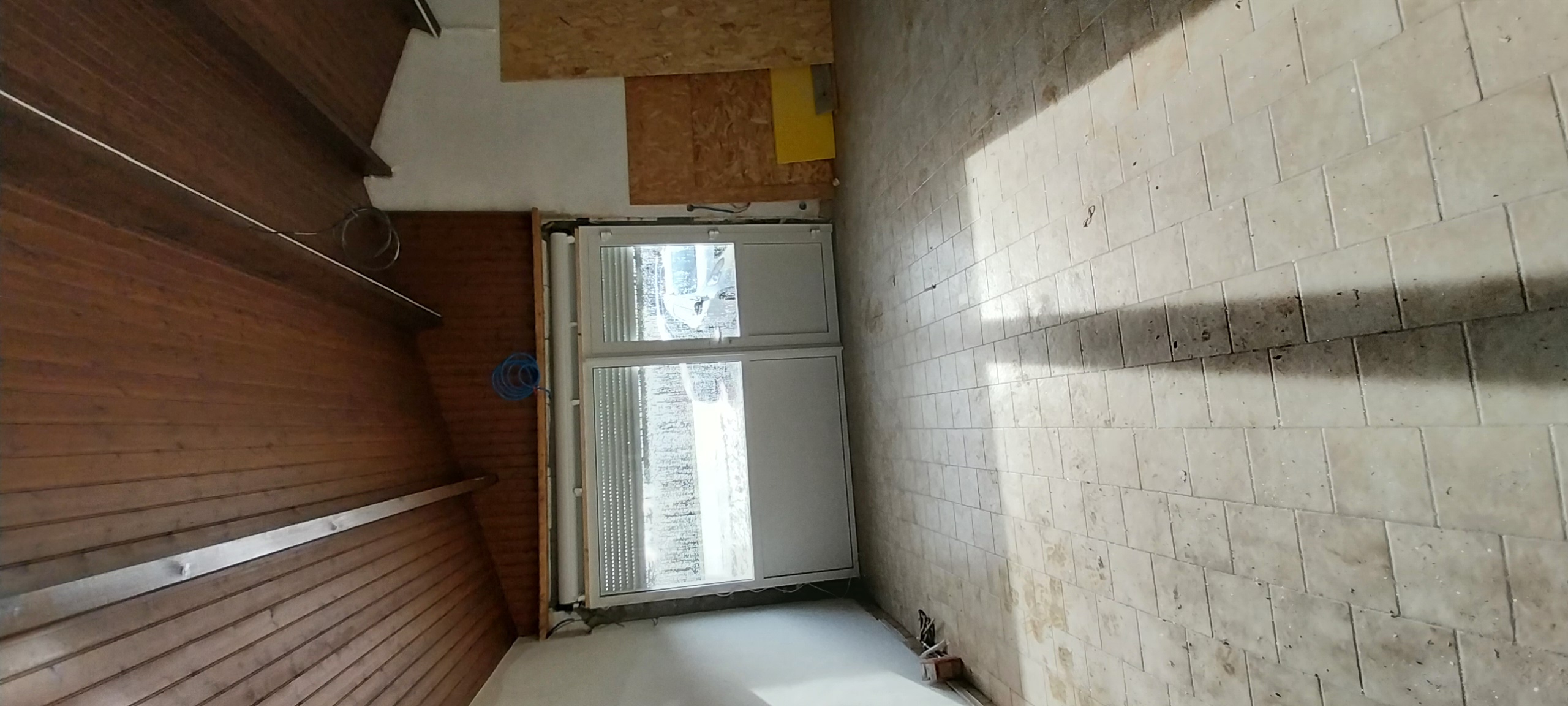 Installation de la nouvelle ouverture 