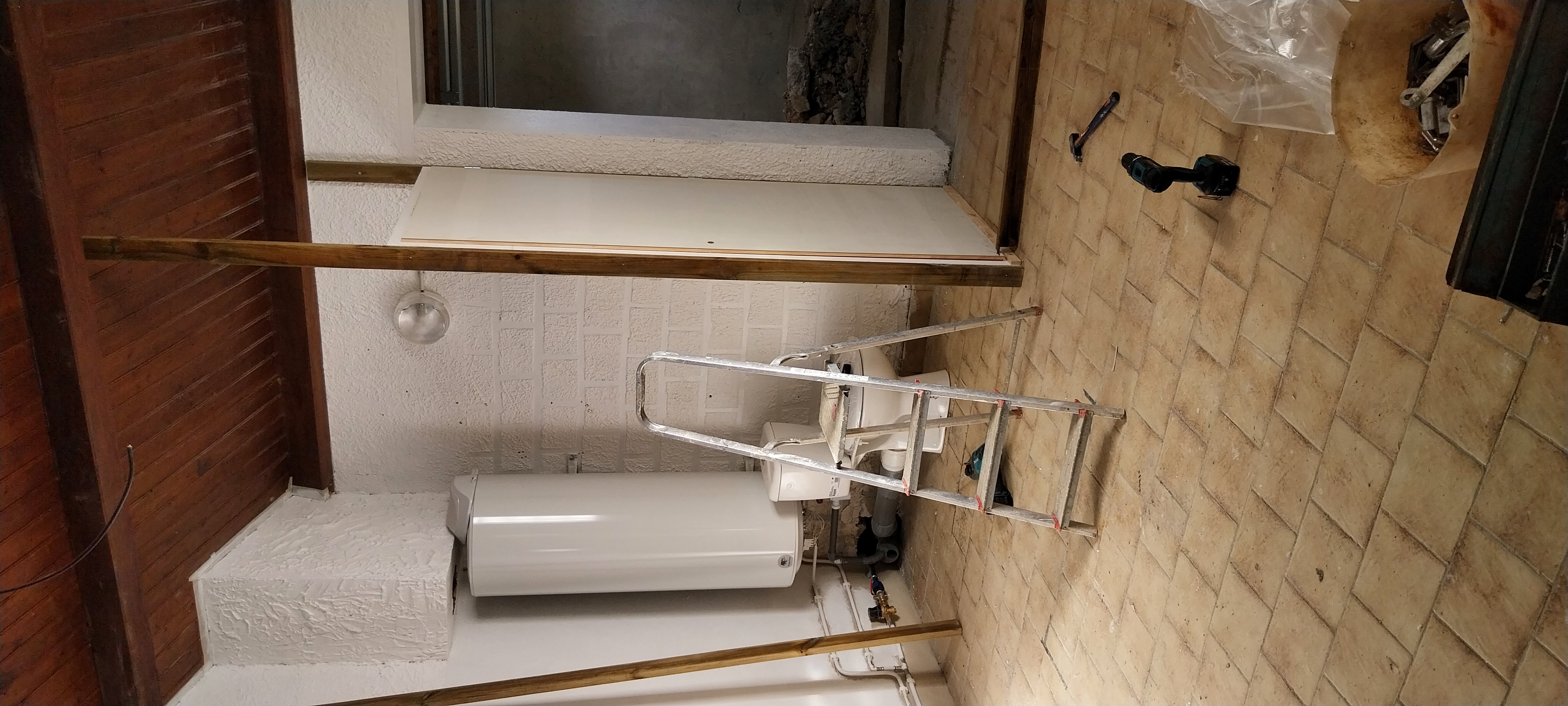 Cloison des WC